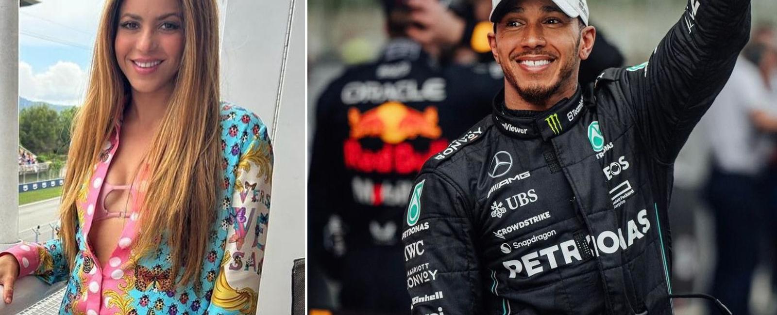 Cambió el Twingo por un Fórmula 1: Reportan que Shakira y Lewis Hamilton habrían formalizado su relación - CHVNoticias.cl