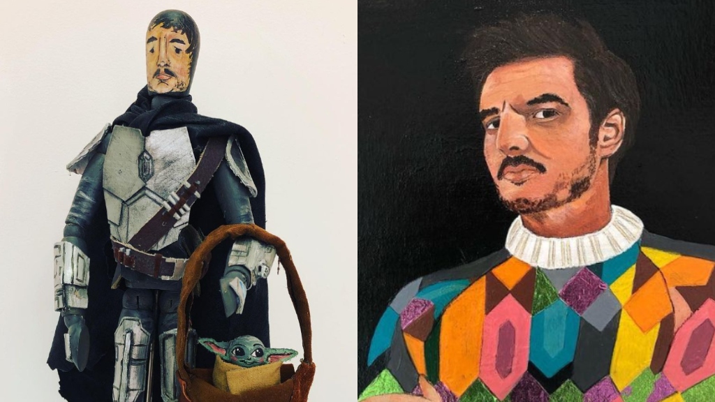 Así son las obras dedicadas a Pedro Pascal y que el actor chileno no pudo visitar