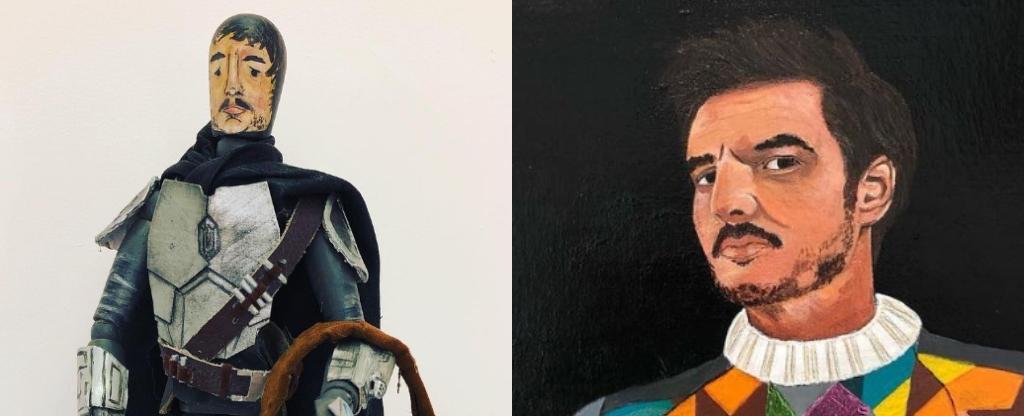 Así son las obras dedicadas a Pedro Pascal y que el actor chileno no pudo visitar