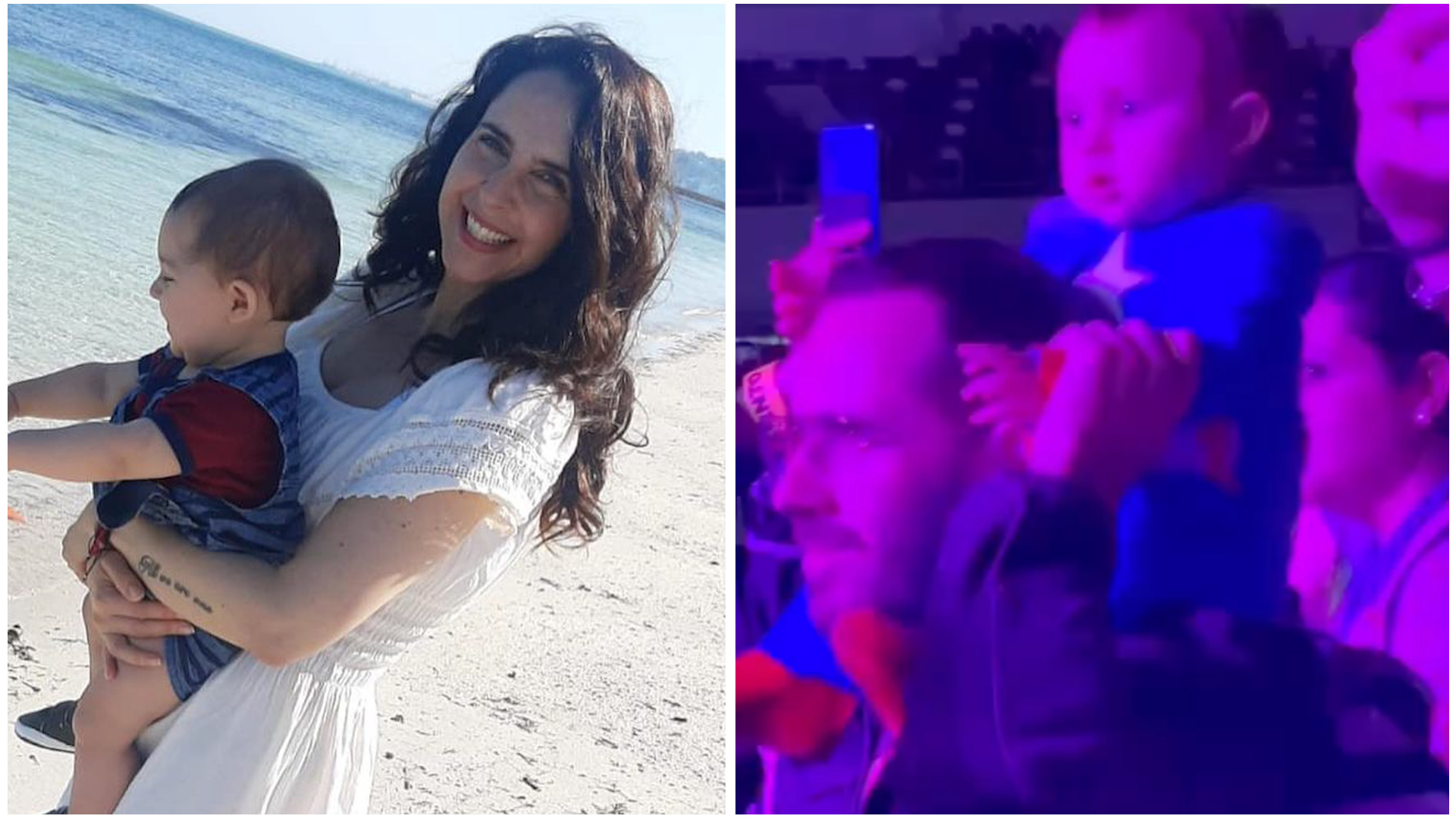 El bebé de Irán Castillo tiene un año y ya asiste a sus conciertos: así fue captado