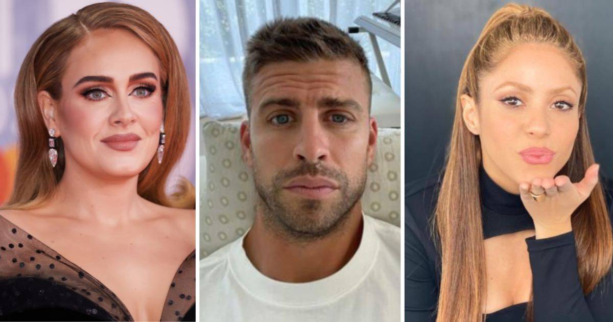 Adele se burla de Piqué y apoya a Shakira en uno de sus conciertos