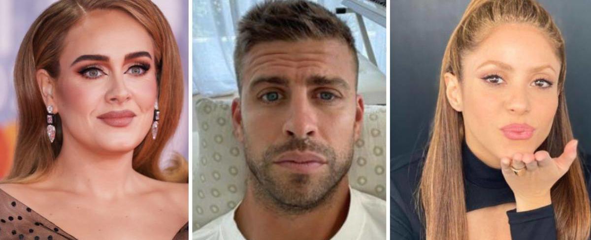 Adele se burla de Piqué y apoya a Shakira en uno de sus conciertos