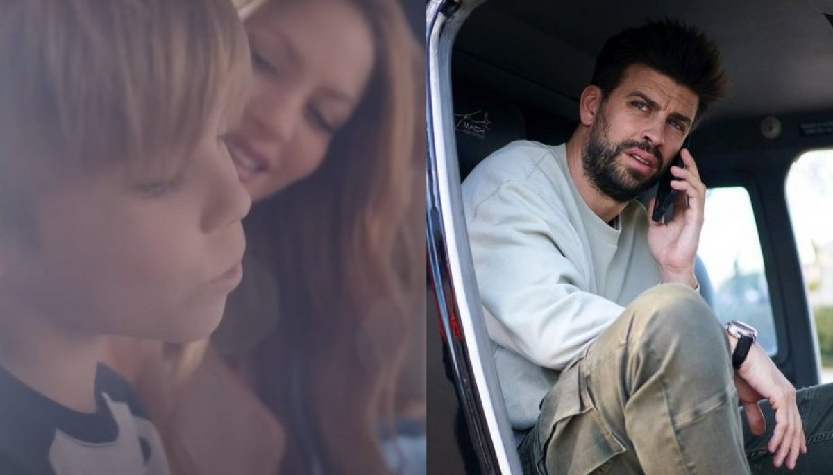 Revelan la reacción de Piqué tras ver a sus hijos en video de Shakira