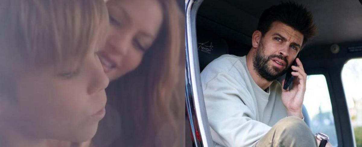 Revelan la reacción de Piqué tras ver a sus hijos en video de Shakira