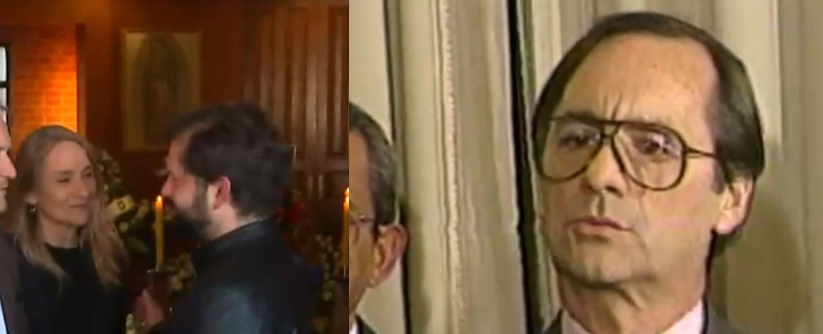 Presidente Boric y ex mandatario Sebastián Piñera llegan a despedir a Belisario Velasco - CHVNoticias.cl