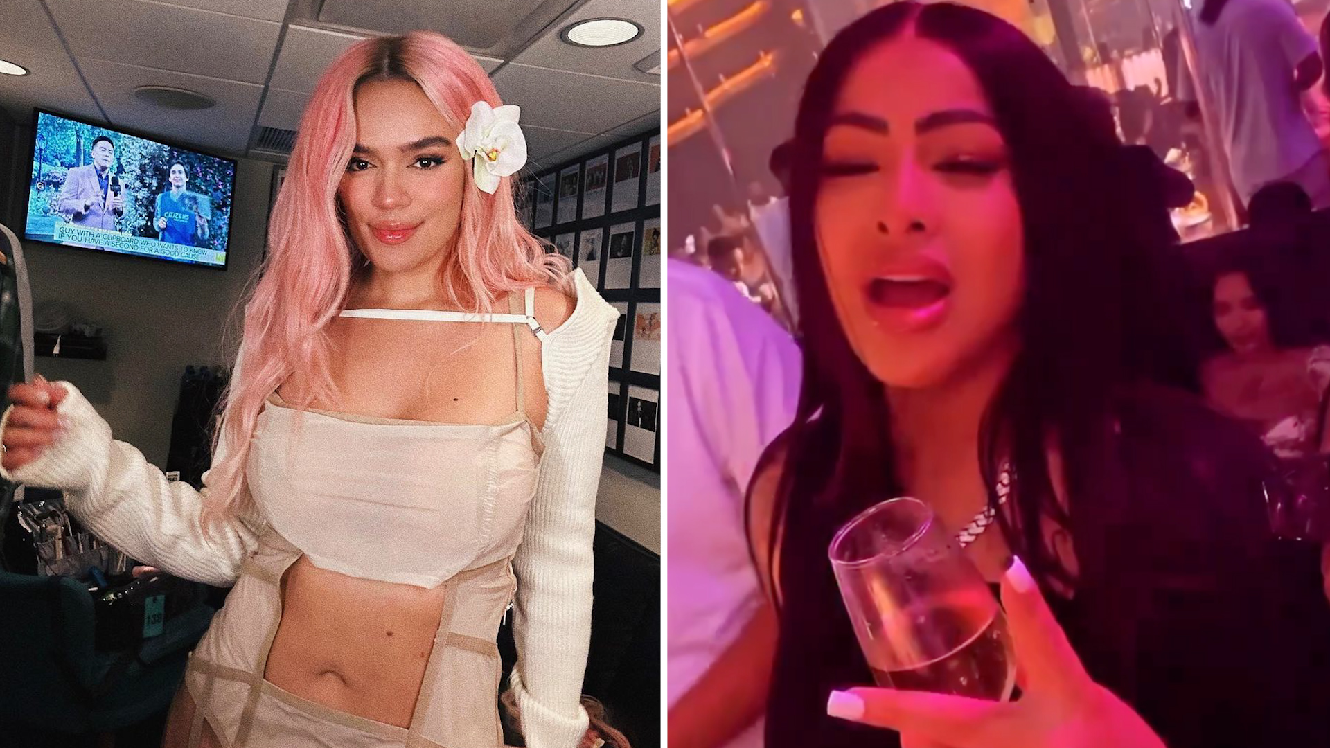 ¿Yailin cantando un éxito de Karol G? Video la mostraría interpretando 'Provenza' en un antro