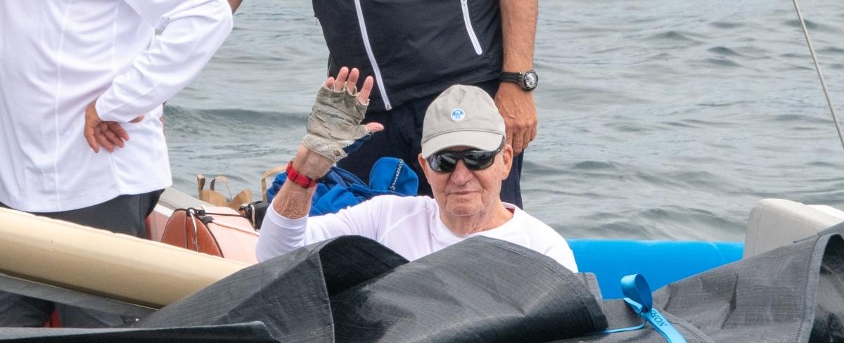 El Rey Don Juan Carlos, campeón del Mundial de vela