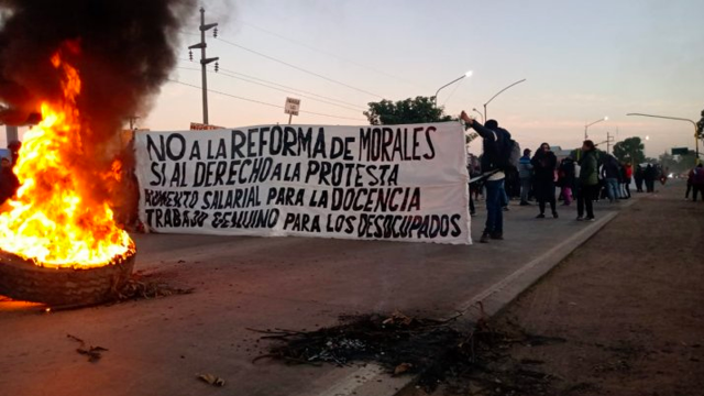 [Video] Reforma a Constitución regional generó protestas en el norte de Argentina