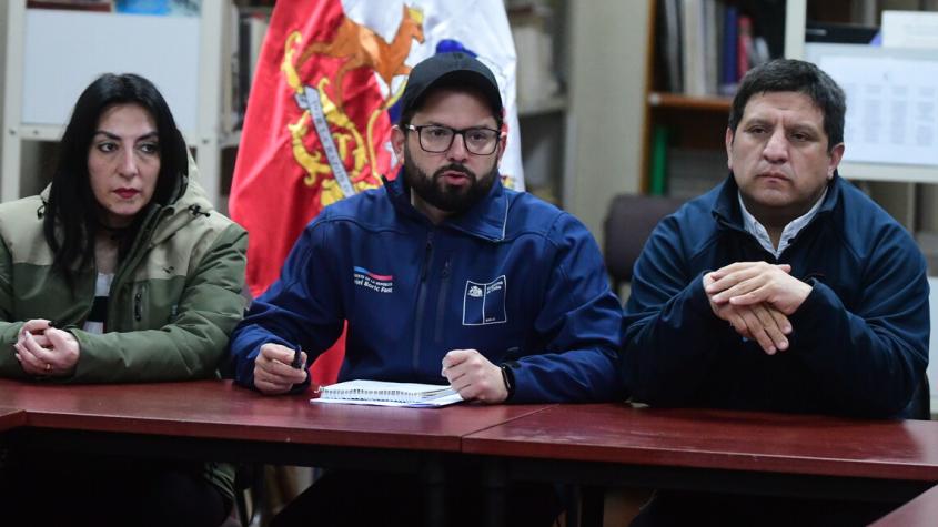 Inundaciones: Boric apunta a loteos donde no se debería construir