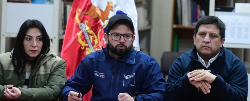 Inundaciones: Boric apunta a loteos donde no se debería construir