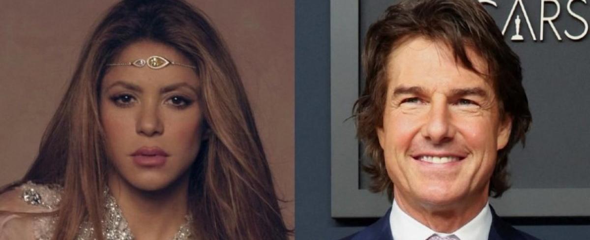 "Una misión imposible": Las imágenes de Shakira con Tom Cruise en el GP de Miami