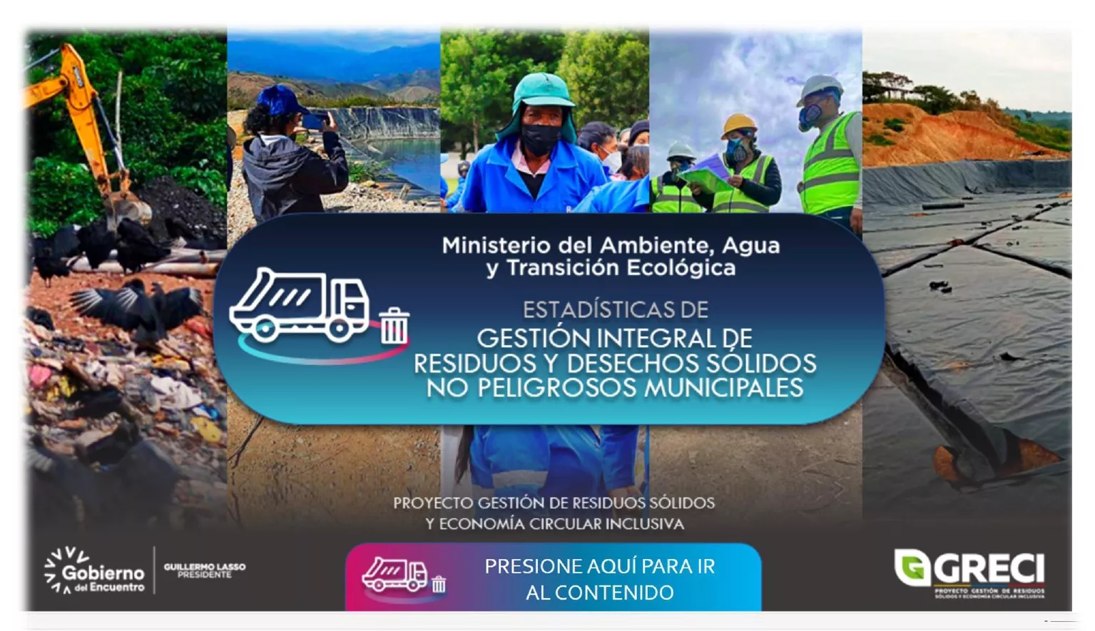 ESTADISTICAS GESTION RESIDUOS Y DESECHOS SOLIDOS NO PELIGROSOS MUNICIPALES