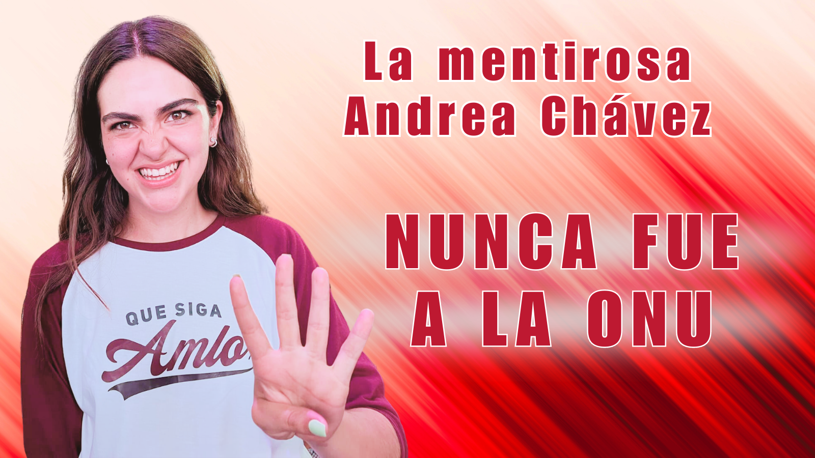 Andrea Chávez nunca fue a la ONU, por Orquídea Fong- Etcétera