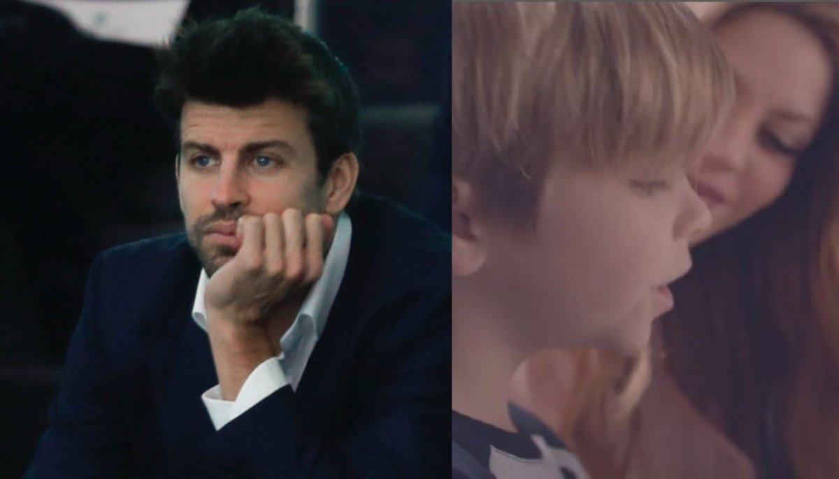 La reacción de Piqué cuando se enteró que sus hijos saldrían en nueva canción de Shakira