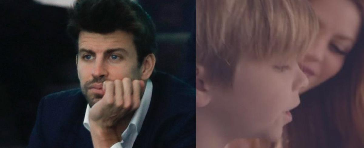 La reacción de Piqué cuando se enteró que sus hijos saldrían en nueva canción de Shakira