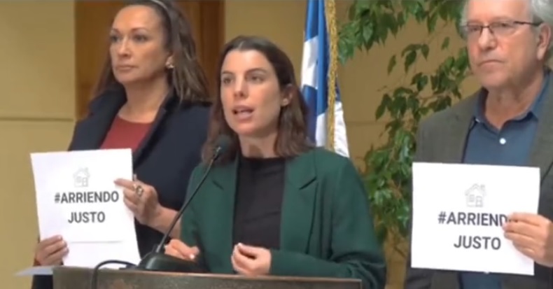 PC y Frente Amplio presentaron terraplanista proyecto para bajar el precio de los arriendos… Que al final los terminará subiendo