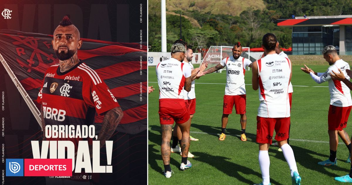 Flamengo oficializa salida de Arturo Vidal con video y ’tibio’ mensaje en Redes: "Le deseamos éxito"