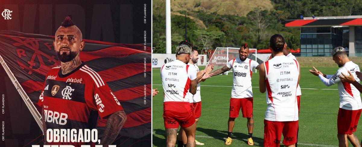 Flamengo oficializa salida de Arturo Vidal con video y ’tibio’ mensaje en Redes: "Le deseamos éxito"