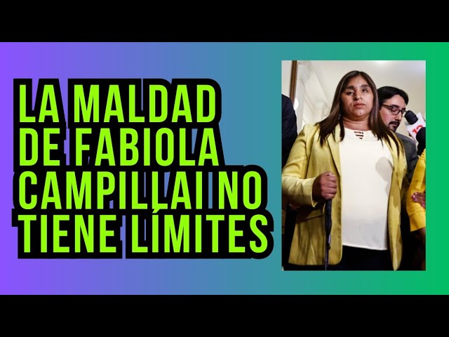 La maldad de Fabiola Campillai No tiene límites