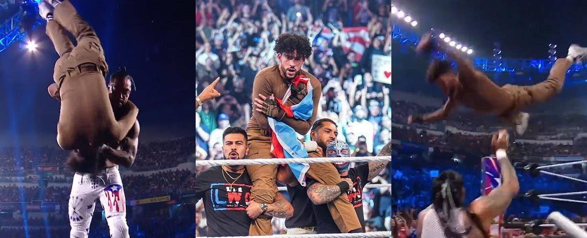 Bad Bunny vence a Damian Priest en épica "pelea callejera" en WWE