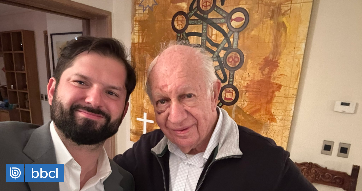 "Con la lucidez de siempre me aconsejó": presidente Boric tras reunirse con Ricardo Lagos