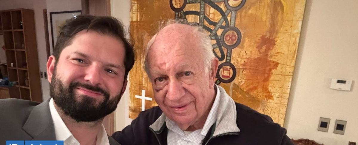 "Con la lucidez de siempre me aconsejó": presidente Boric tras reunirse con Ricardo Lagos