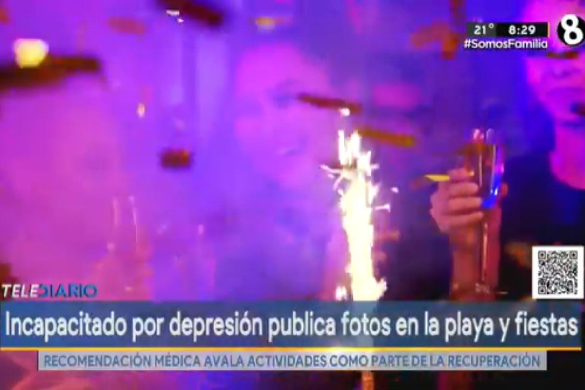 Incapacitado por depresión publica fotos en la playa y fiestas | VIDEO