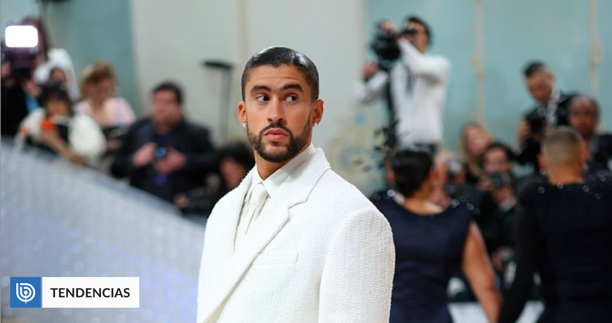 Bad Bunny impone el escote en la espalda masculino en MET Gala