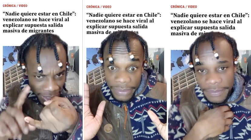 Tiktoker haitiano responde a viral sobre migración en Chile: “La cosa se pondrá fea, va a faltar mano de obra”