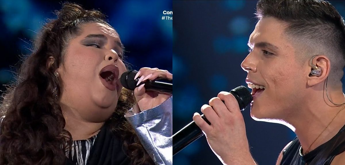 Ganadores de Rojo impactaron en batalla para seguir en The Voice