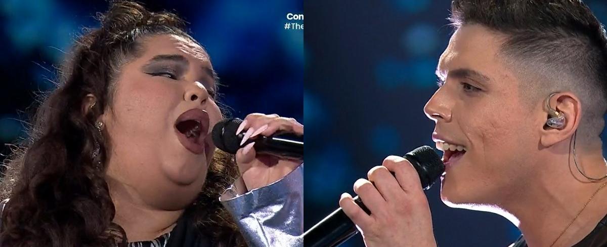 Ganadores de Rojo impactaron en batalla para seguir en The Voice