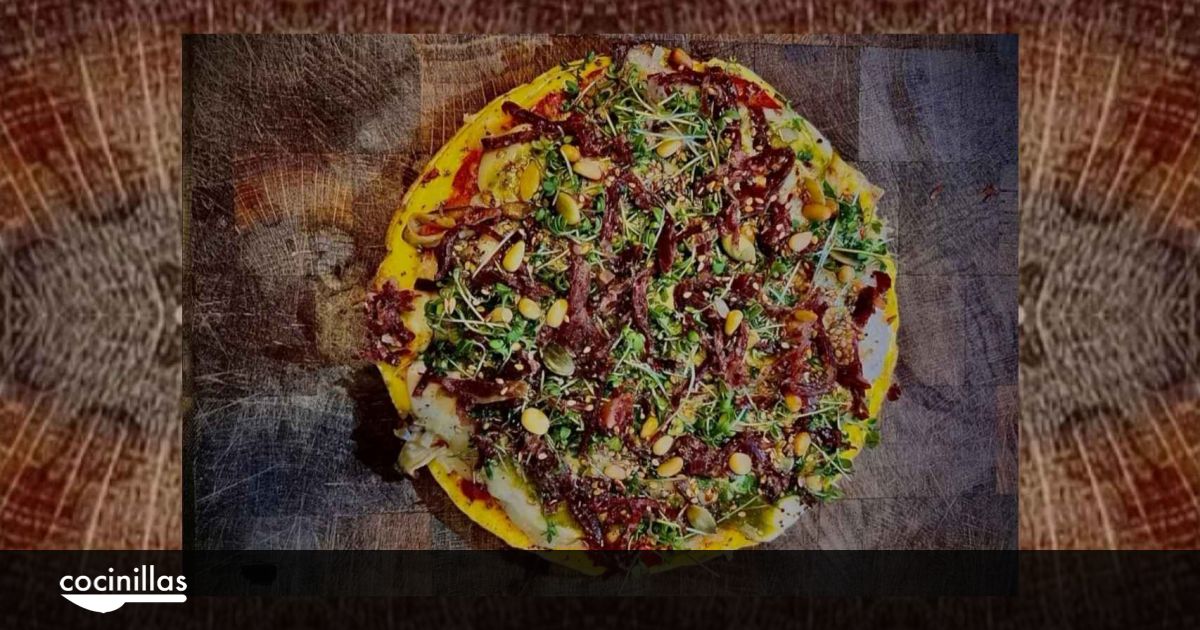 La receta de una chef con un sol Repsol para hacer una pizza keto (proteica) en solo 7 minutos