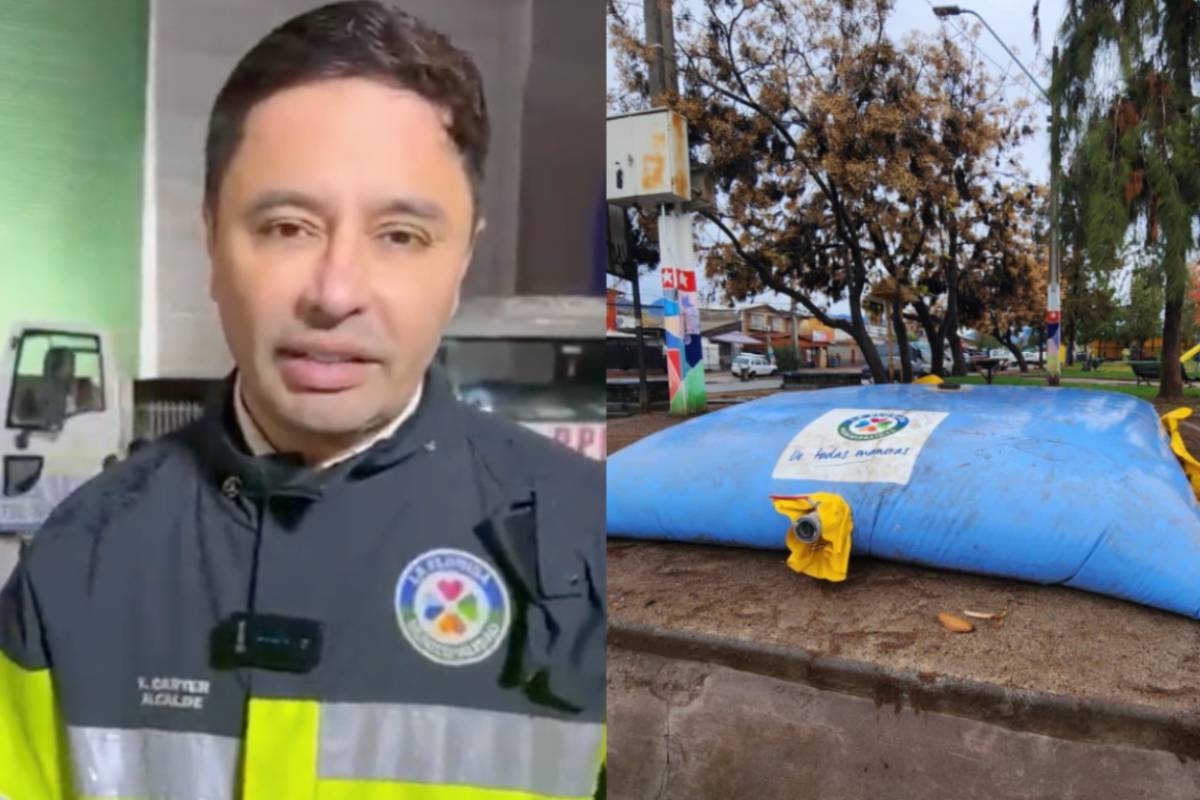 Rodolfo Carter sorprende con "guateros" para el corte de agua