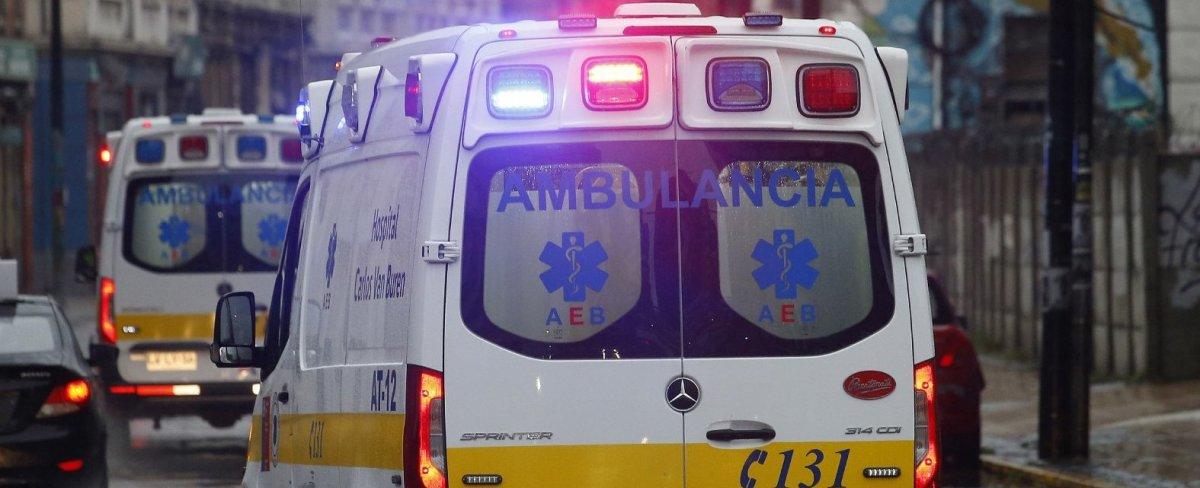 Roban ambulancia en Quillota: golpearon a trabajadores y se llevaron una camilla