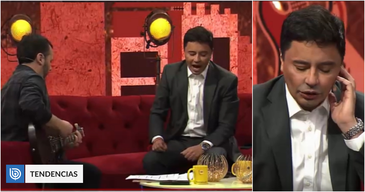 Rodolfo Carter cantó en vivo tema de U2 en Canal 13 y se volvió viral: "Se hace lo que se puede"