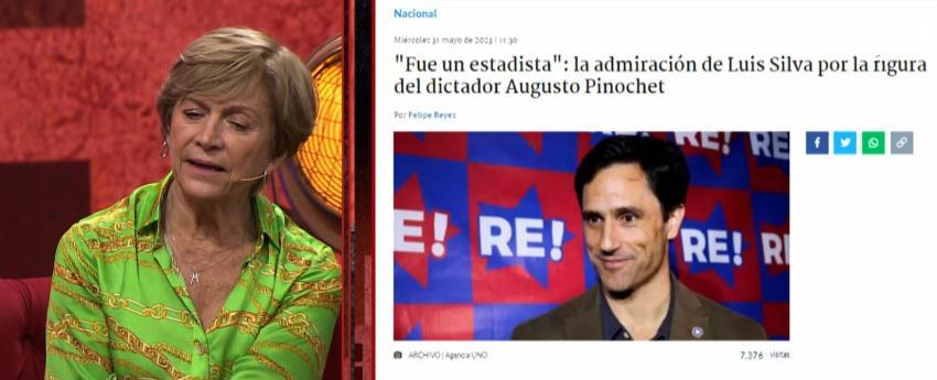 "Me duele que él no haya dado la cara..." Matthei por Pinochet y los DD.HH.