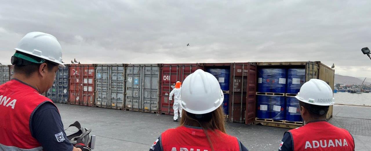 “Una incautación récord” de Aduanas: ONU destaca histórico decomiso de 690 toneladas de precursores químicos