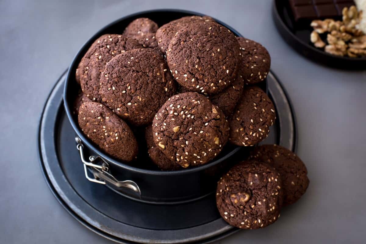 Receta de galletas de chocolate veganas - Comedera - Recetas, tips y consejos para comer mejor.