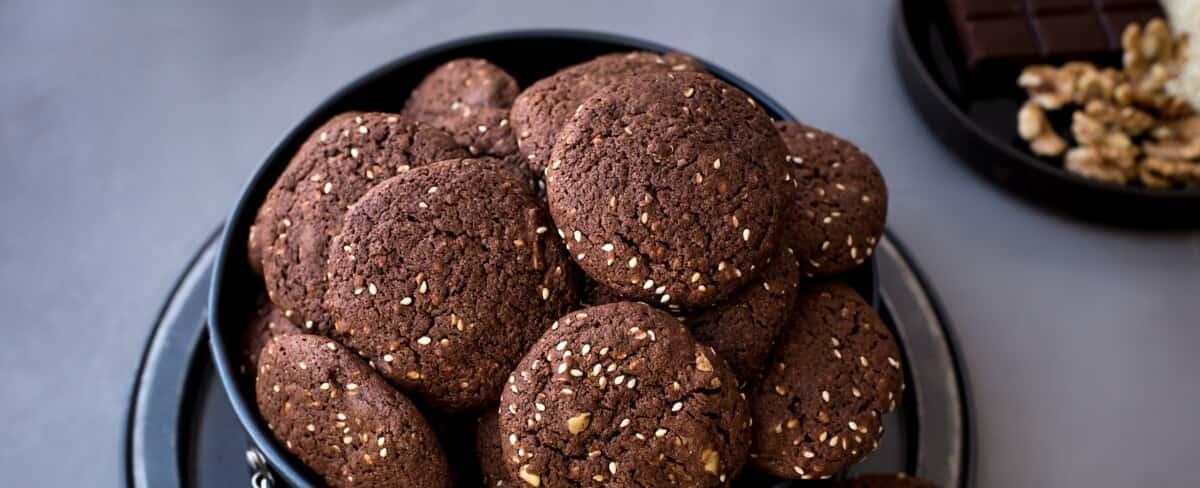 Receta de galletas de chocolate veganas - Comedera - Recetas, tips y consejos para comer mejor.