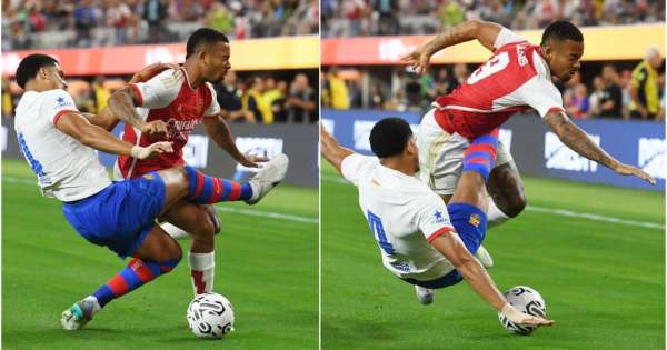 Si lo agarra de lleno, lo sacan en camilla: Araújo y la patada a Gabriel Jesus