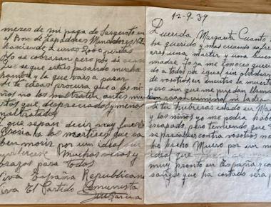 Las cartas de los presos republicanos antes de morir: "Hijos, cuánto os he querido, pero todo terminó"