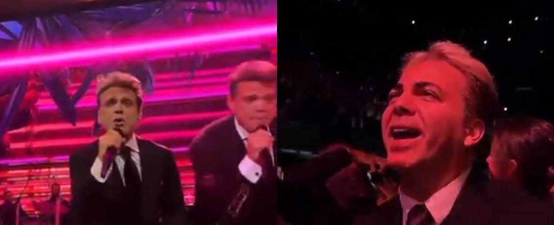 Luis Miguel finaliza tramo en Argentina con Cristian Castro en el público