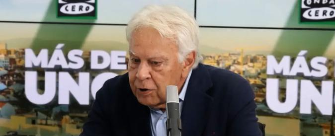 Felipe González advierte a Sánchez: "La Constitución no es un chicle, no cabe la amnistía ni la autodeterminación"