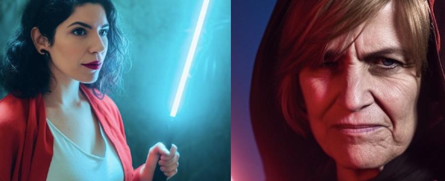 El enojo de Matthei contra candidata del FA por campaña que la asemeja a villana de Star Wars