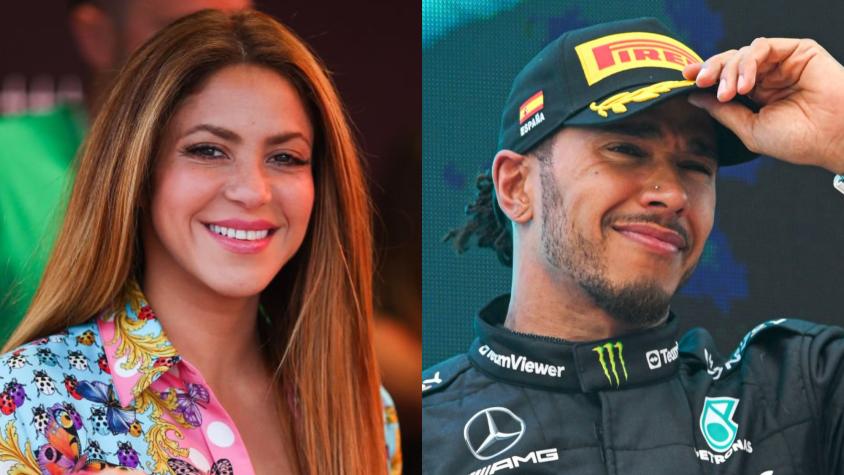 La foto de Shakira y Lewis Hamilton que aviva rumores de romance