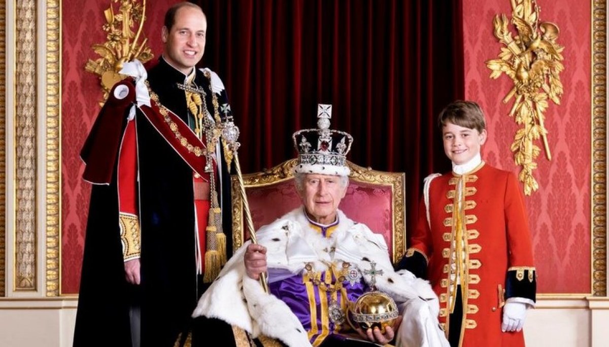 Rey Carlos III: la foto de la coronación que muestra a tres generaciones de la realeza británica