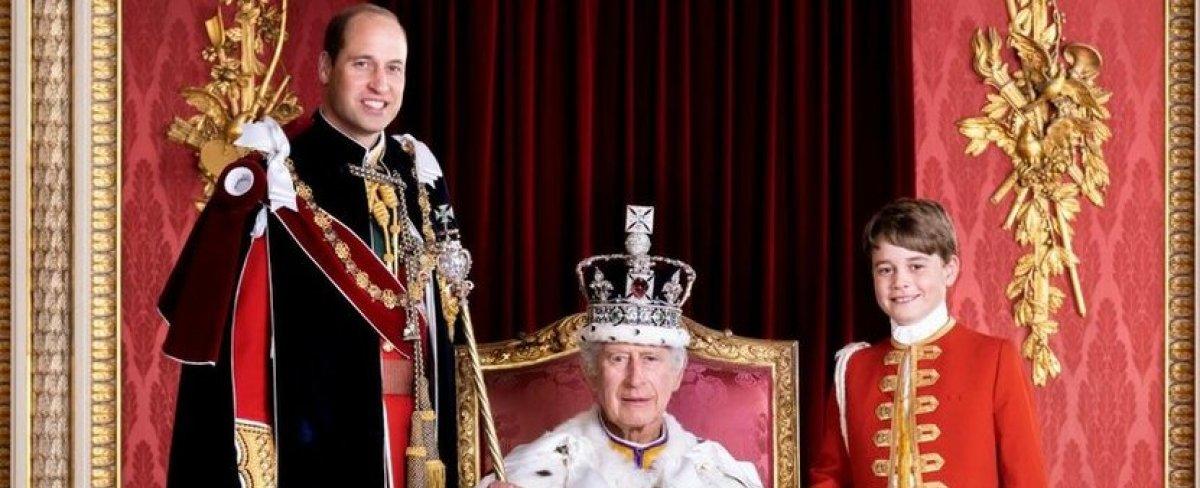 Rey Carlos III: la foto de la coronación que muestra a tres generaciones de la realeza británica