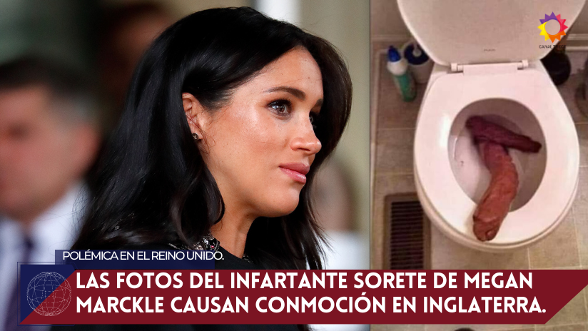 LA FOTO DEL INFARTANTE SORETE QUE DEJÓ MEGAN MARKLE EN LO DE UN AMIGO CAUSA CONMOCIÓN EN INGLATERRA.