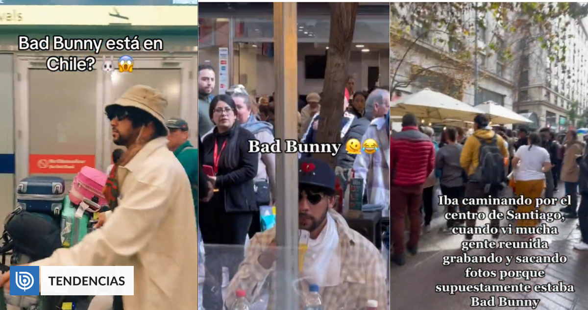 ¿Bad Bunny se encuentra en Chile? supuesta presencia del artista generó aglomeraciones en Santiago