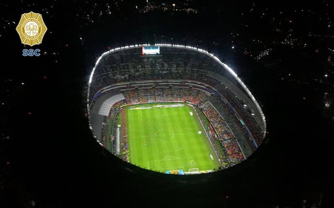 Cerca de 3 mil policías vigilan el Azteca con el operativo Estadio Seguro